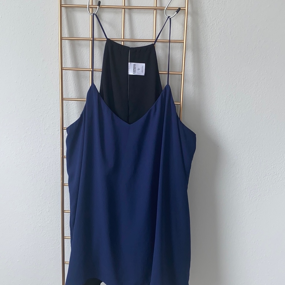 EXPRESS Reversible Barcelona Cami Blue and Black